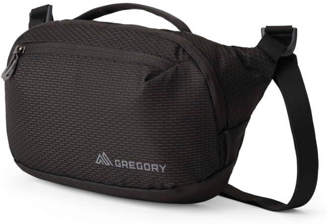 Gregory Nano Unisex Day Hiking/Commuter/Active Travel Shoulder Bag, One Size Fits All, Optic Black
