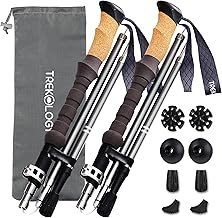 TREKOLOGY Trek-Z Cork Grip Folding Trekking Poles